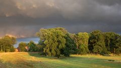 ein Gewitter zieht auf