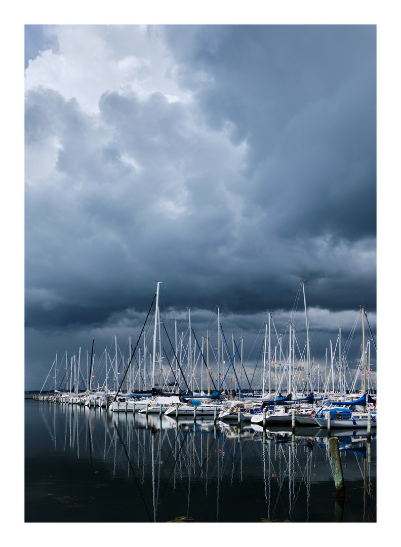 Ein Gewitter zieht auf