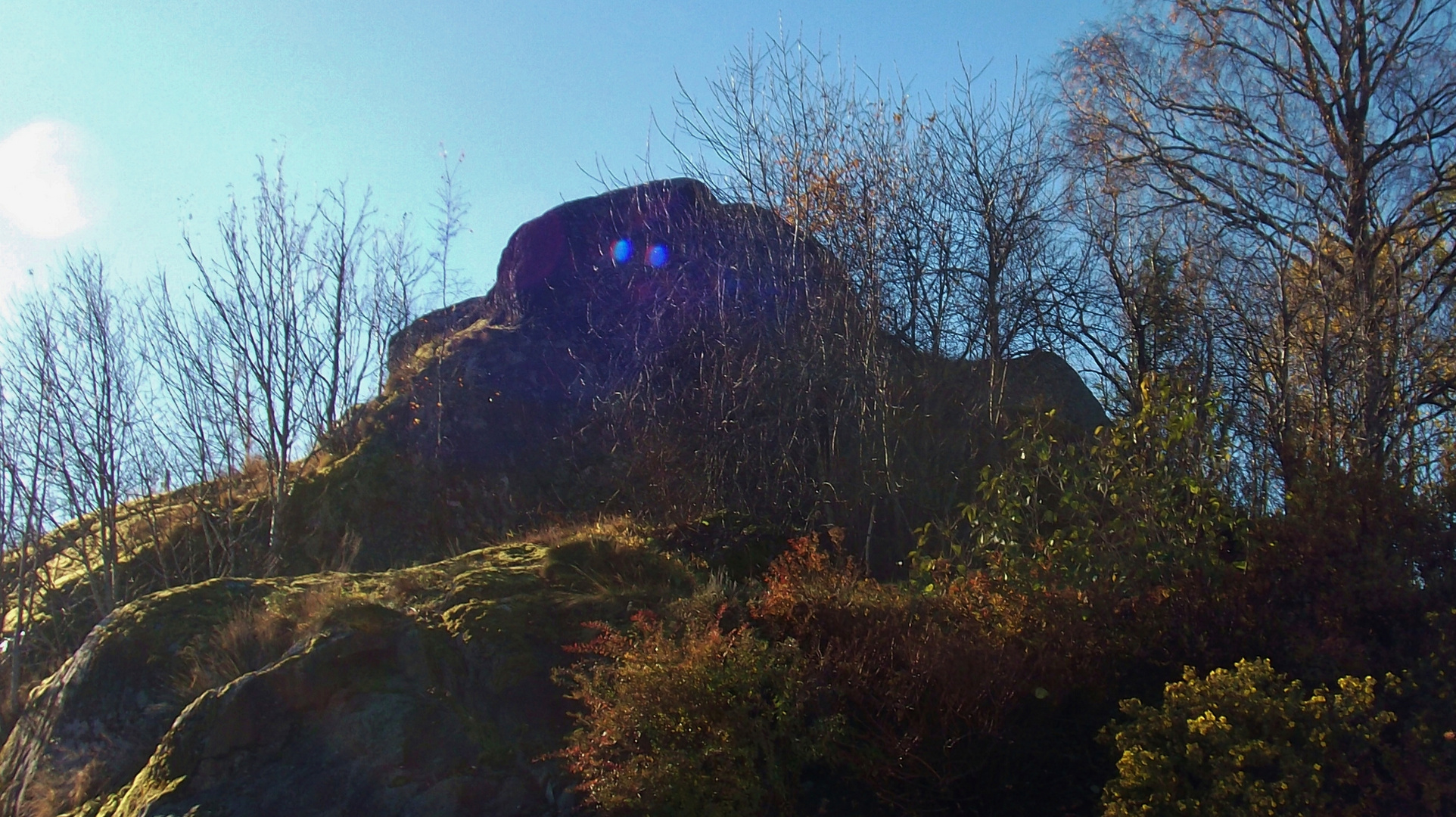 ein " Ghost" im Hausberg . . .