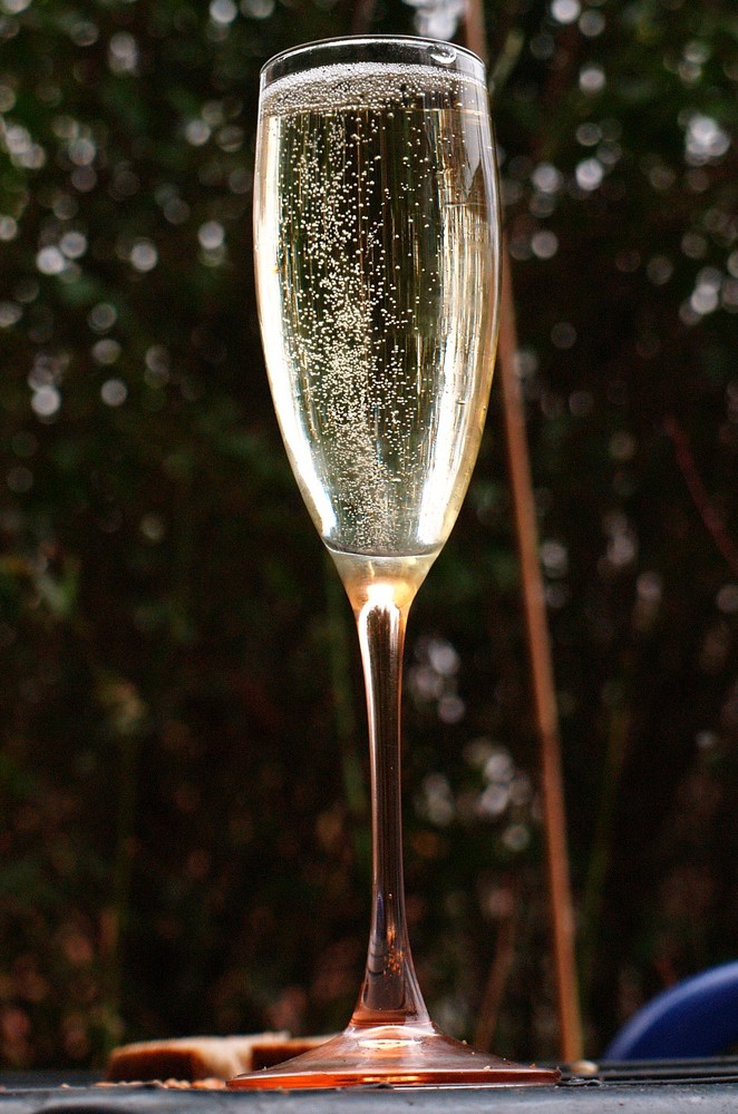 Ein Gläschen Prosecco zum Abend ... ;-))))