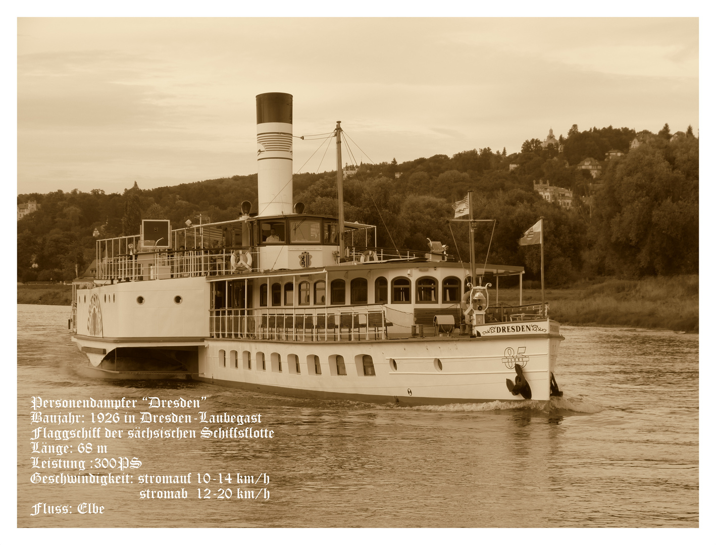 ein Glanzstück auf der Elbe....