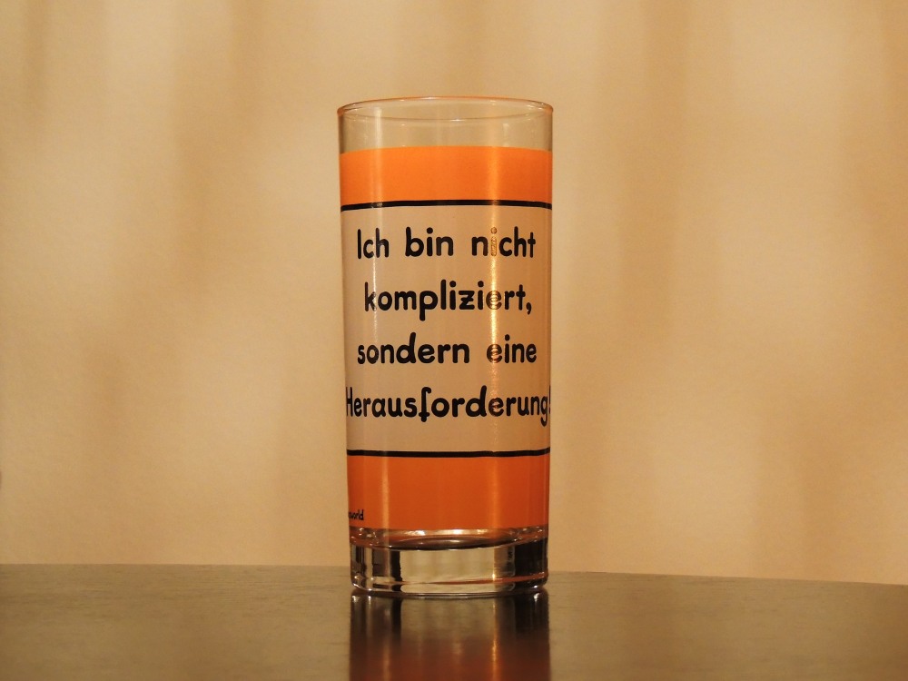 Ein Glas oder ???