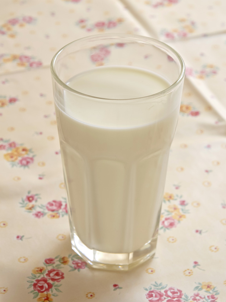 ein Glass Milch