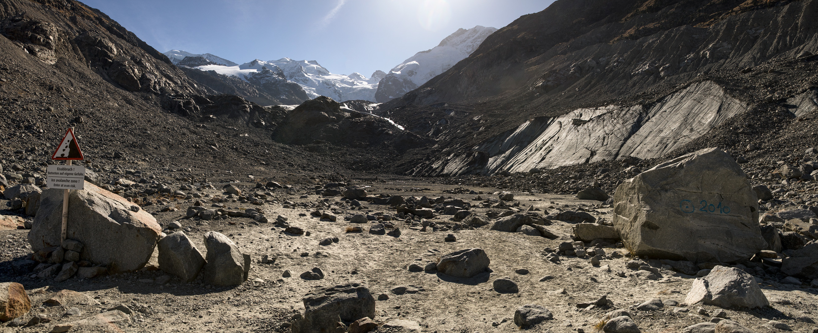 Ein Gletscher schmilzt - Morteratsch im 2017 - Bilderserie (5)