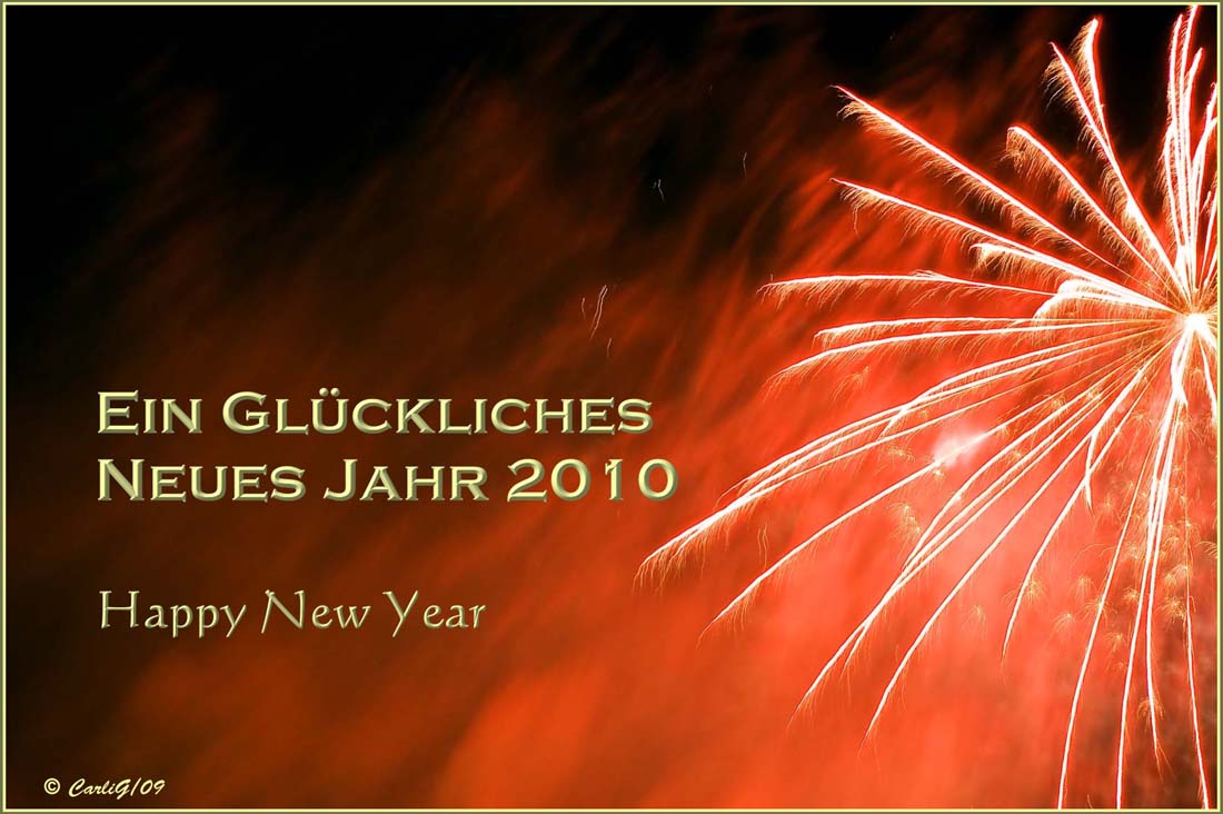 Ein glückliches neues Jahr 2010