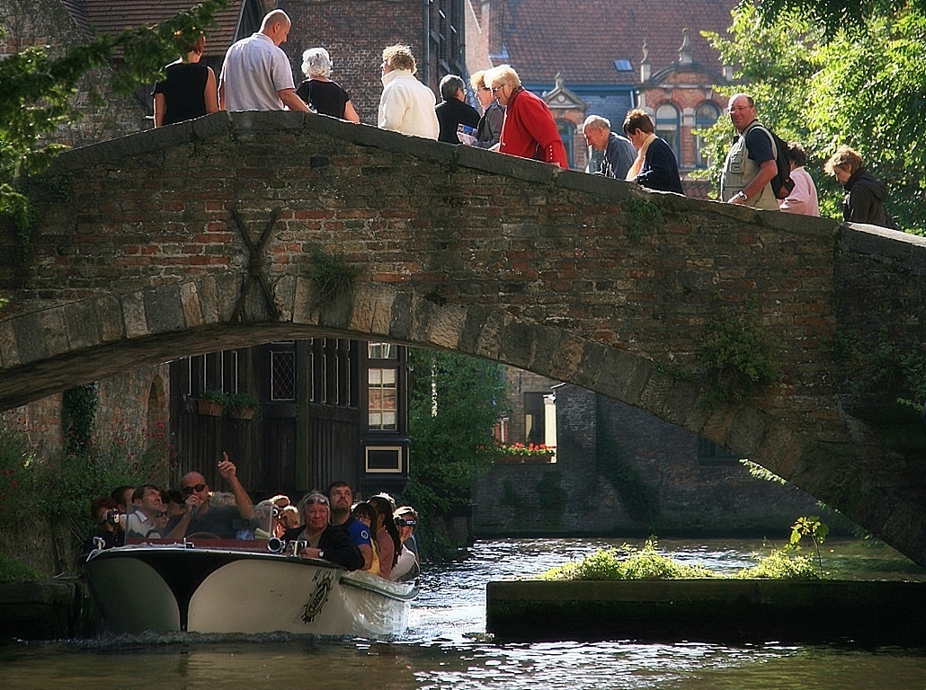 Ein Glücksfall,über uns sehen Sie Touristen :-)