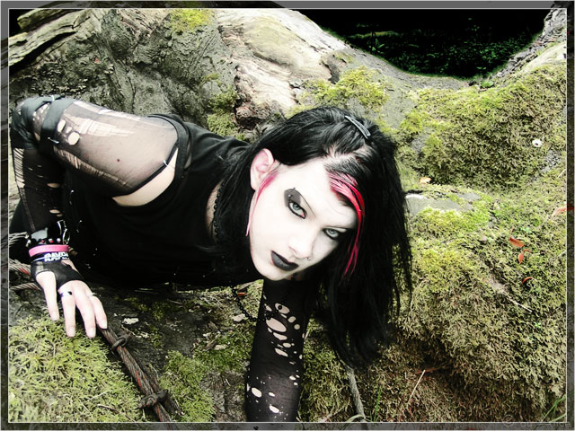 Ein Goth im Wald?