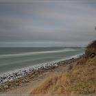 ein grauer Tag am Strand von Heiligendamm