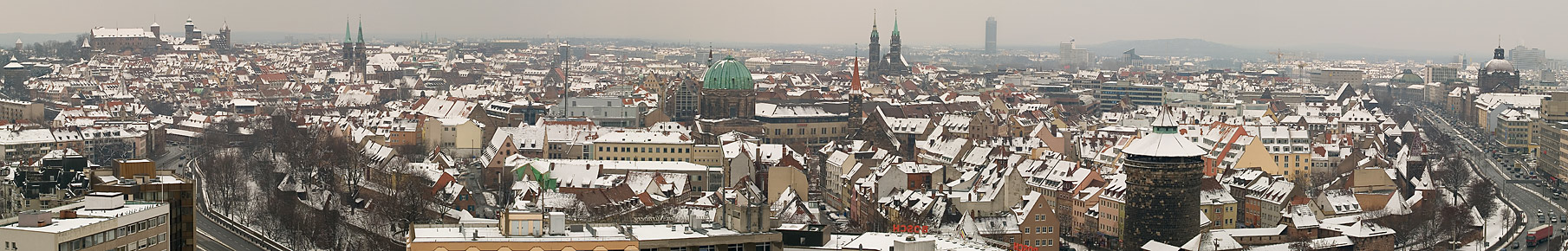 Ein grauer Wintertag in Nürnberg