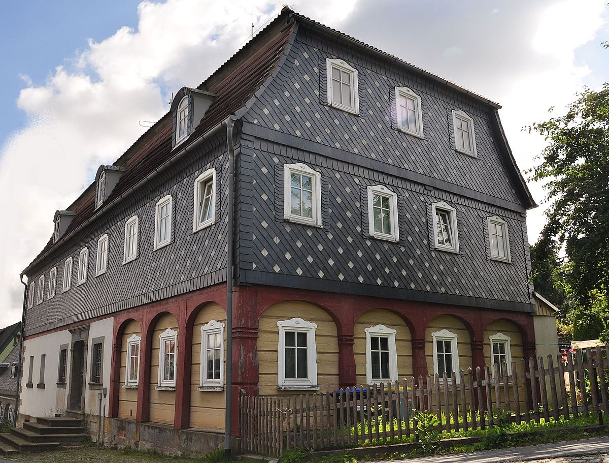 Ein großes Umgebindehaus 