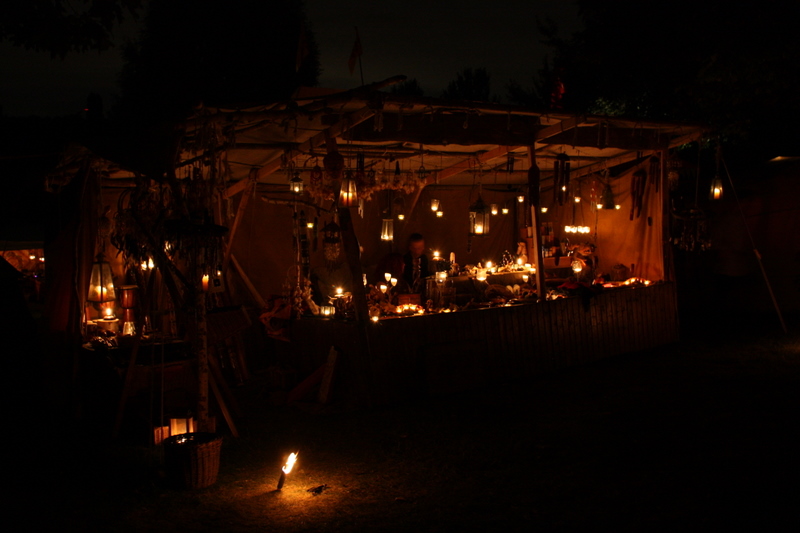 Ein Händlerstand / Spectaculum