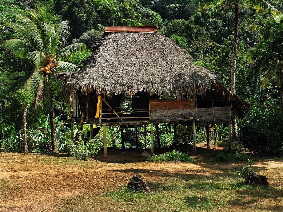 Ein Häuschen Marke Embera