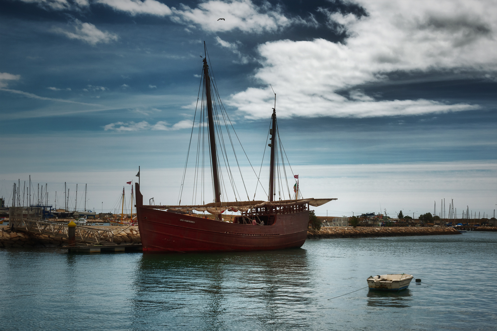 Ein Hafen in Portugal