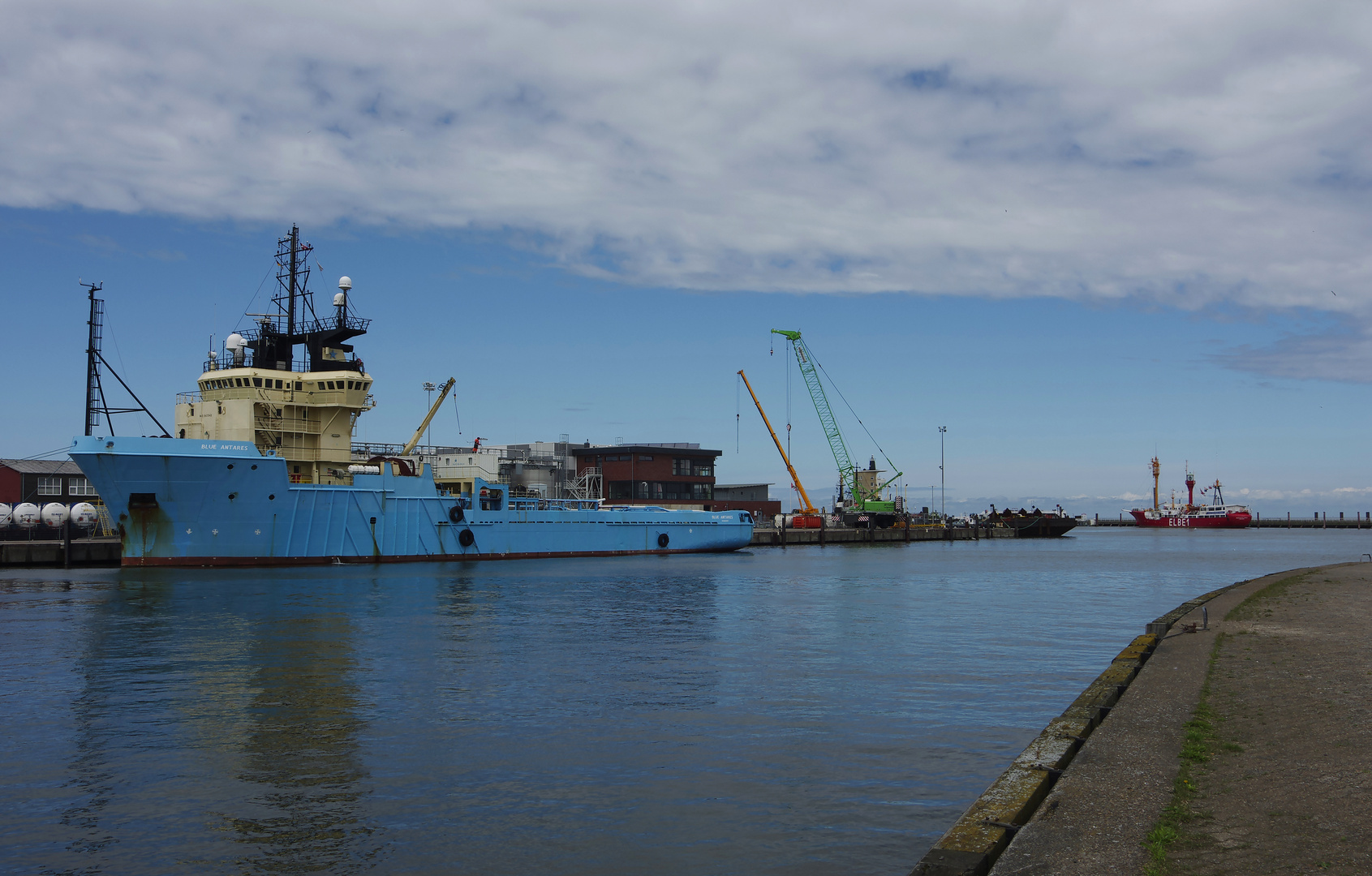 ein Hafen von Cuxhaven