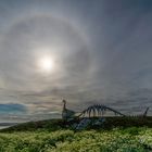 ein Halo auf Vardøya