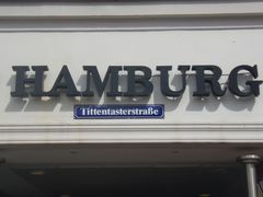 Ein Hamburgschild