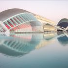 Ein Hauch von Abendröte in der Ciudad de las Artes y Ciencias