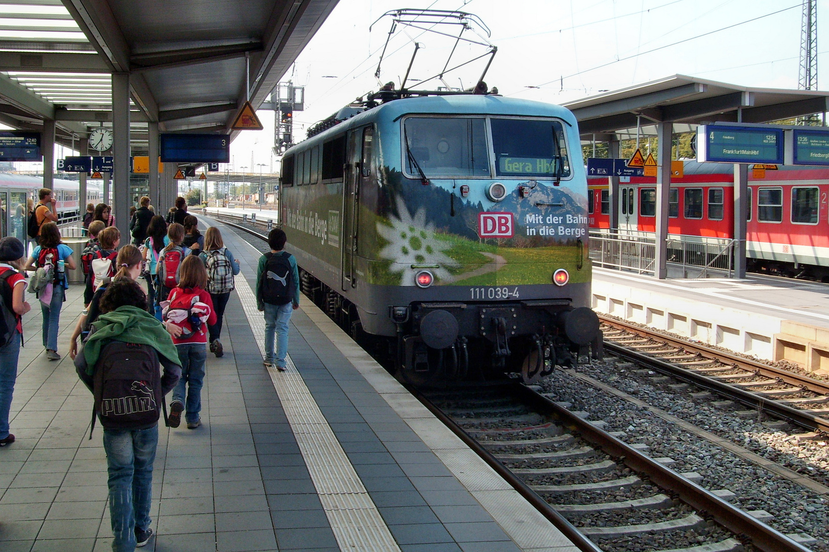 Ein Hauch von Alpen im Bahnhof Gießen