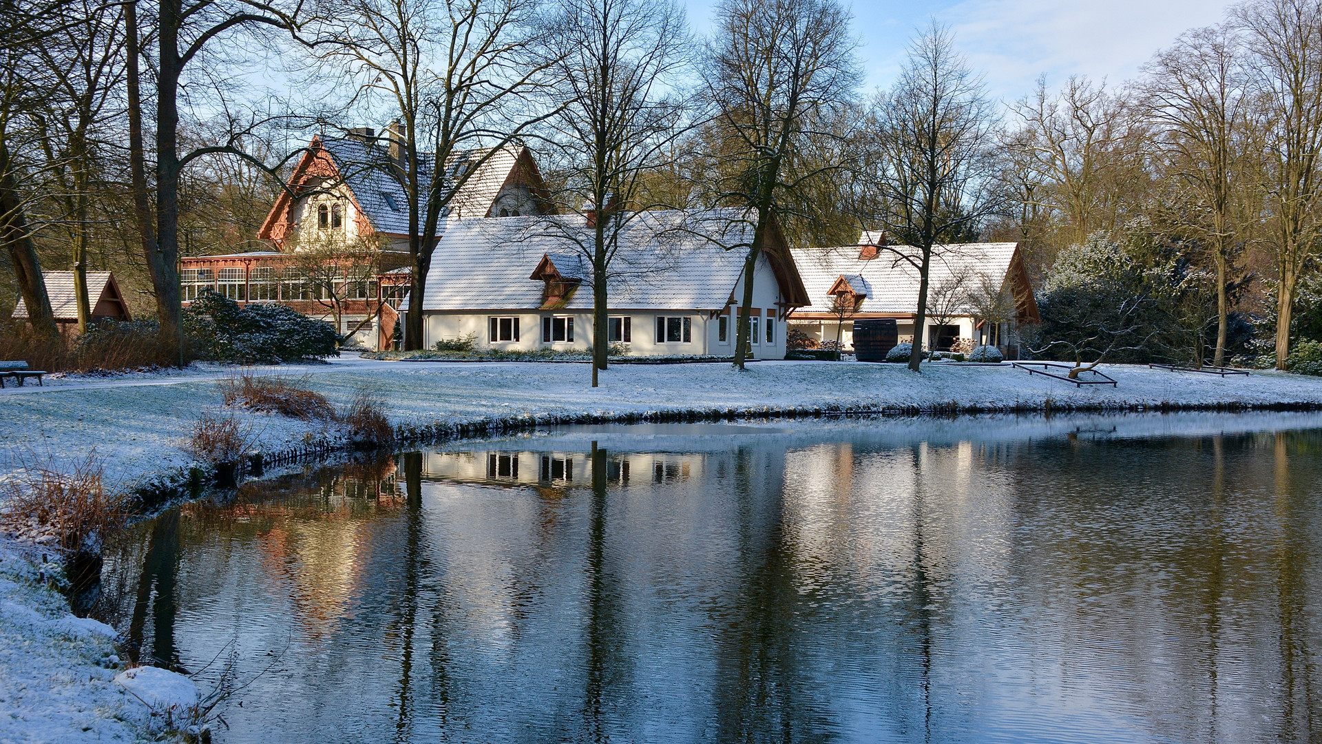 Ein Hauch von Winter im Bürgerpark