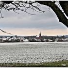 Ein Hauch von Winter liegt über dem Land 