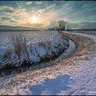 Ein Hauch von Winter über dem Moor....