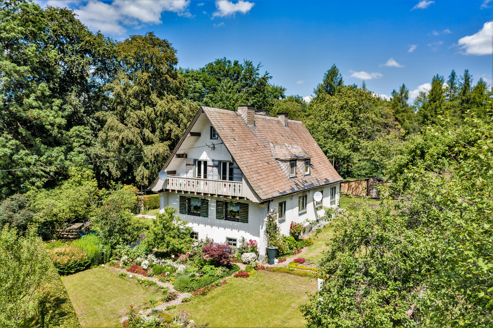 Ein Haus im Bunten