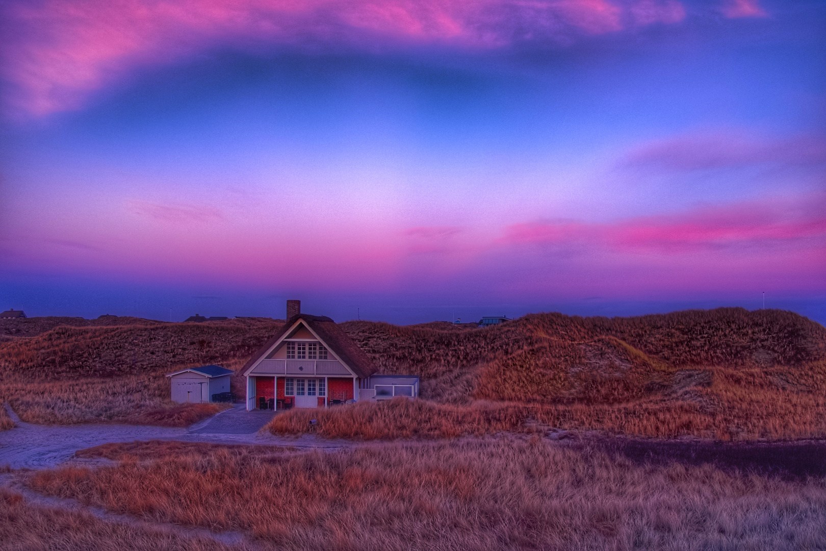 Ein Haus in den Dünen