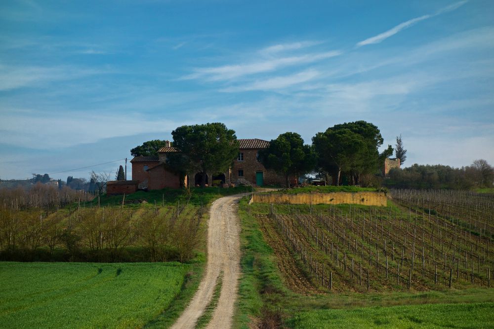 Ein Haus In Der Toskana Foto Bild Landschaft