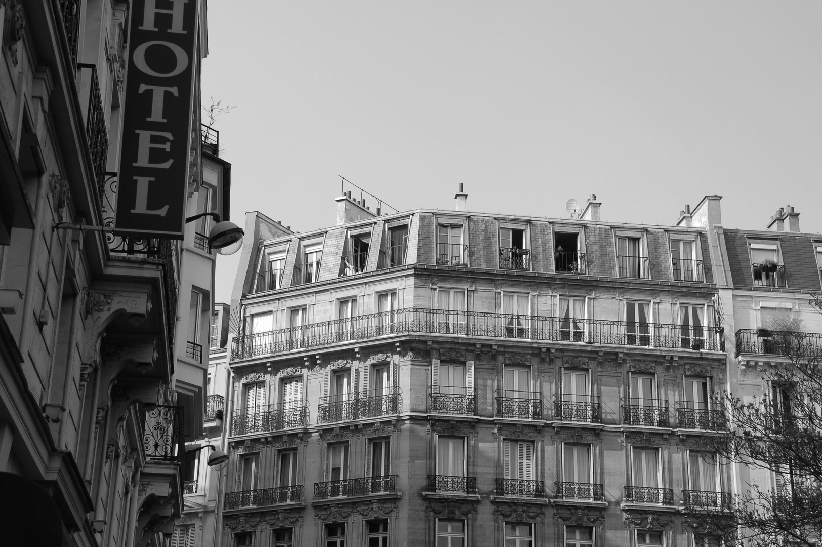 Ein Haus inmitten Paris