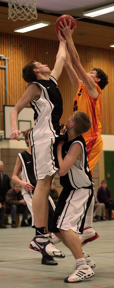 Ein "Heber" beim Basketball?