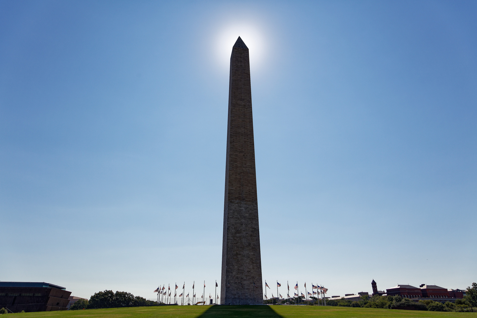 Ein Heiligenschein für das Washington Monument