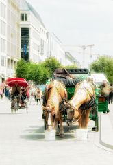 ein heißer Tag am Brandenburger Tor...        oder: