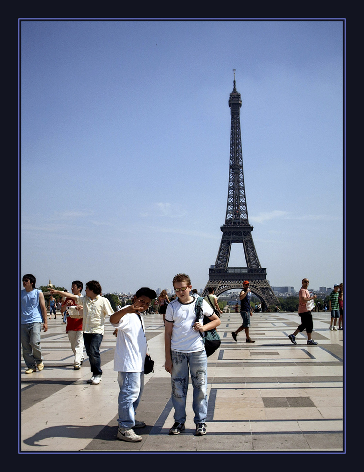 ein heißer Tag in Paris 2006