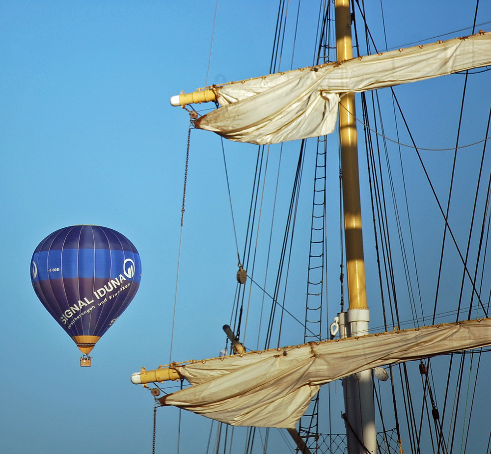 ein Heissluftballon