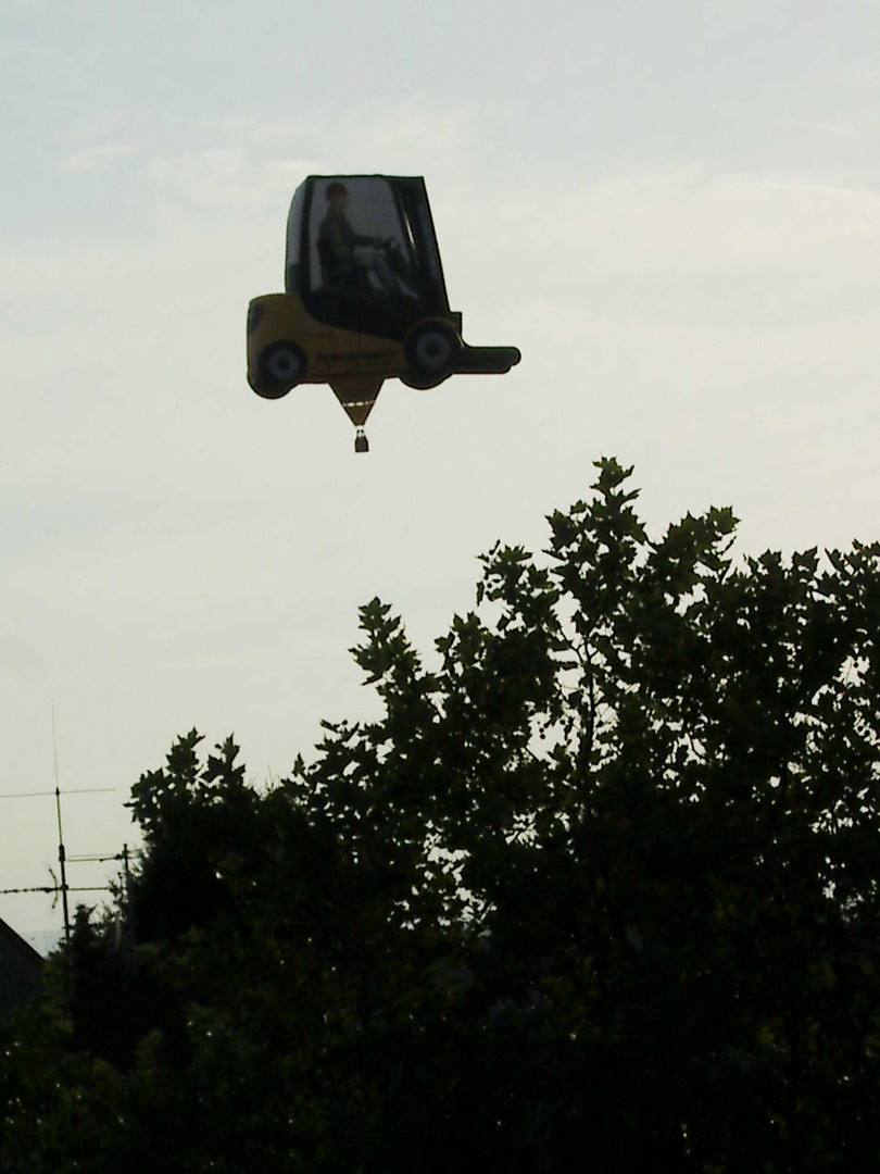 Ein Heißluftballon der besonderen Art