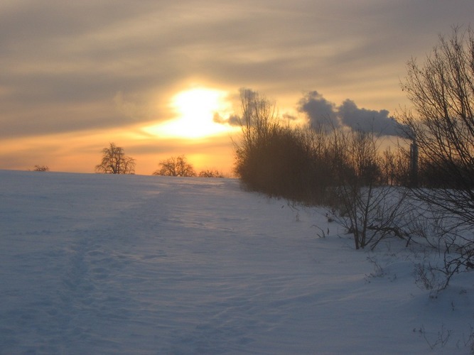 Ein Heizkraftwerk bei -16°