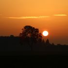 Ein herbstlicher Sonnenuntergang