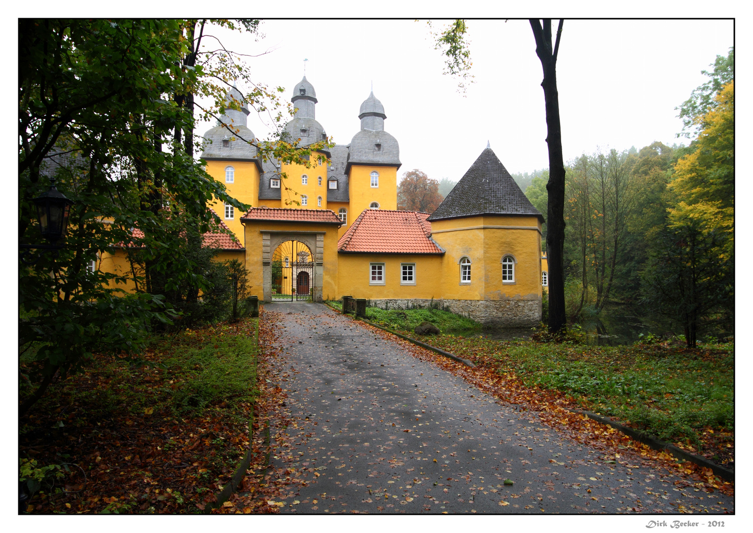 EIn Herbstmorgen am Holter Schloss