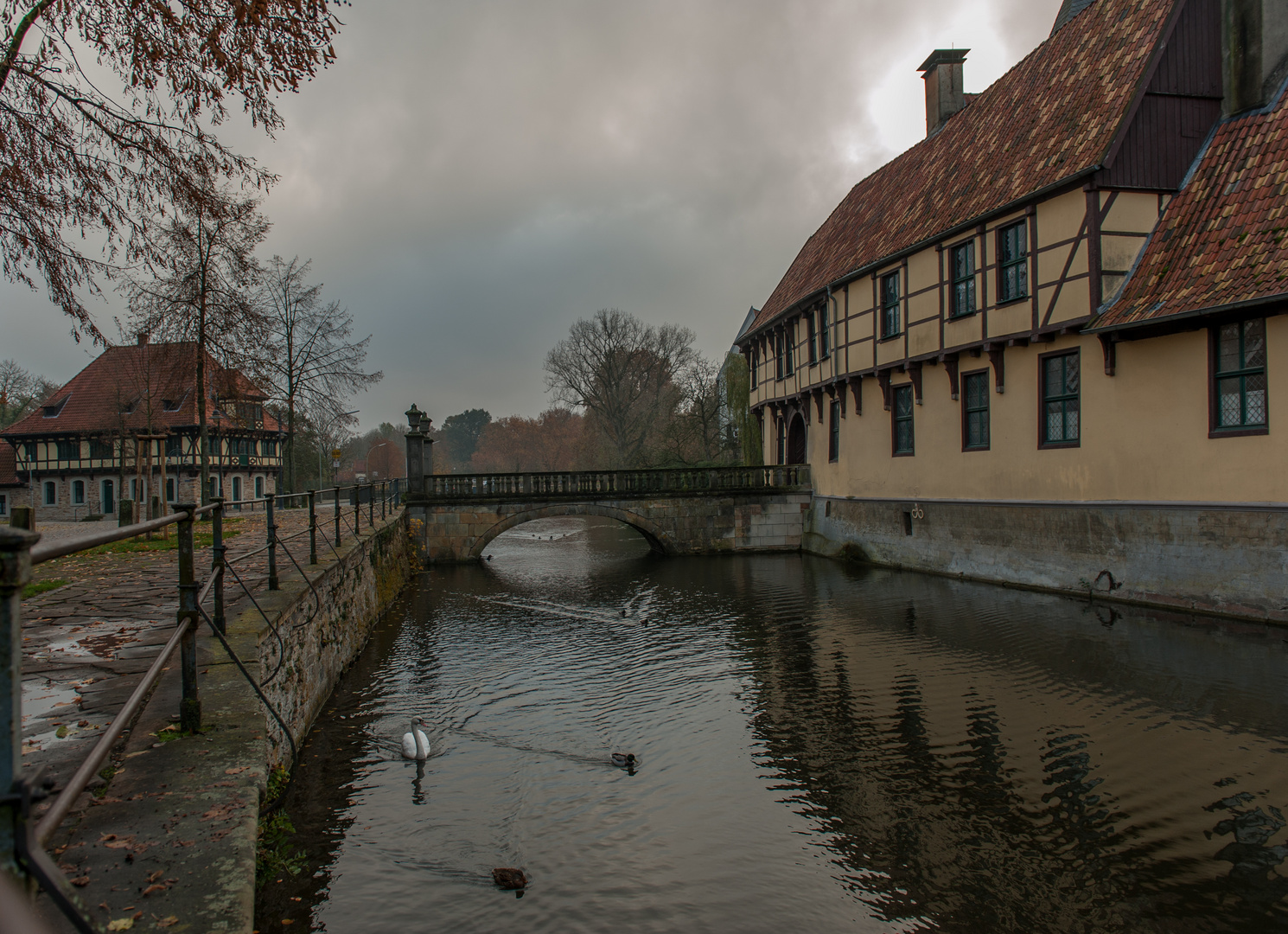 Ein Herbstmorgen am Steinfurter Schloß