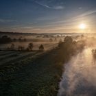 ein Herbstmorgen an der Ruhr in Hattingen