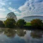 Ein Herbstmorgen an der Weser