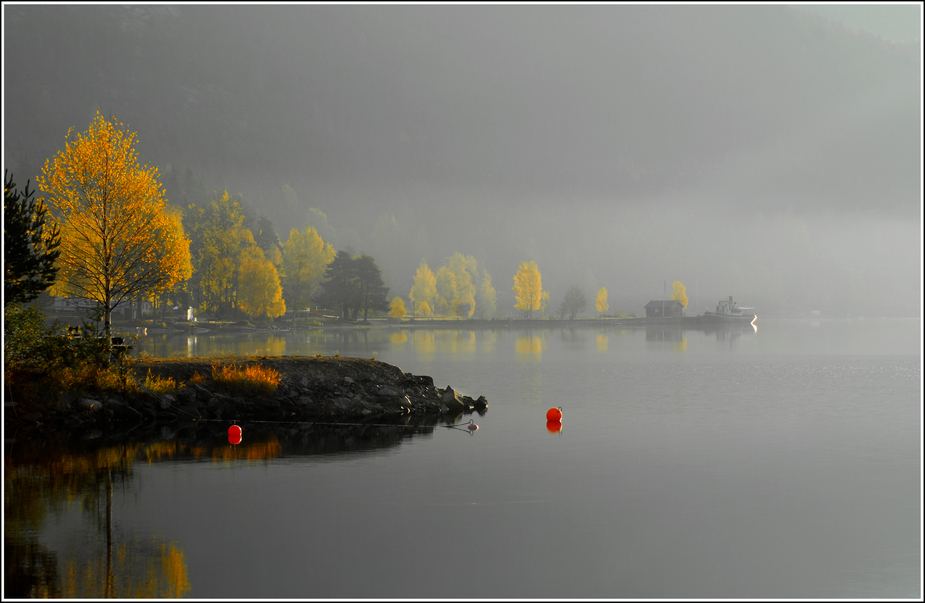 Ein Herbstmorgen in Norwegen