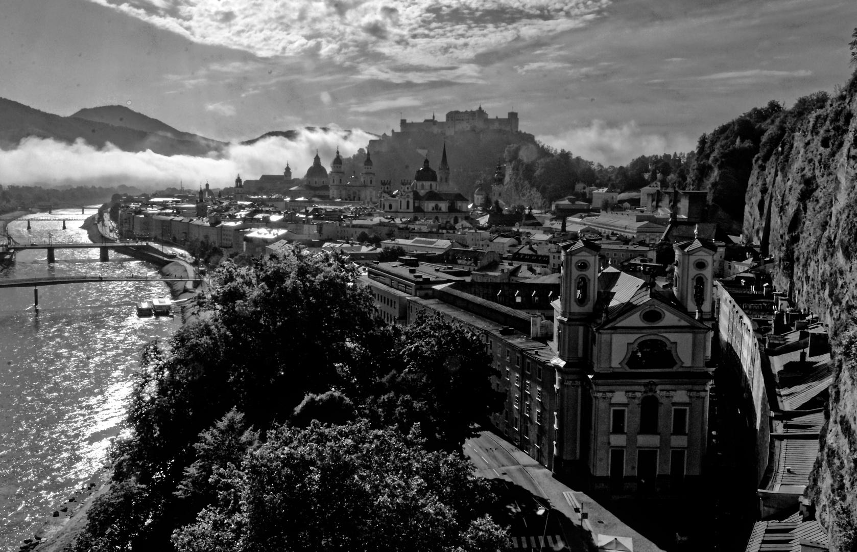 Ein Herbstmorgen in Salzburg