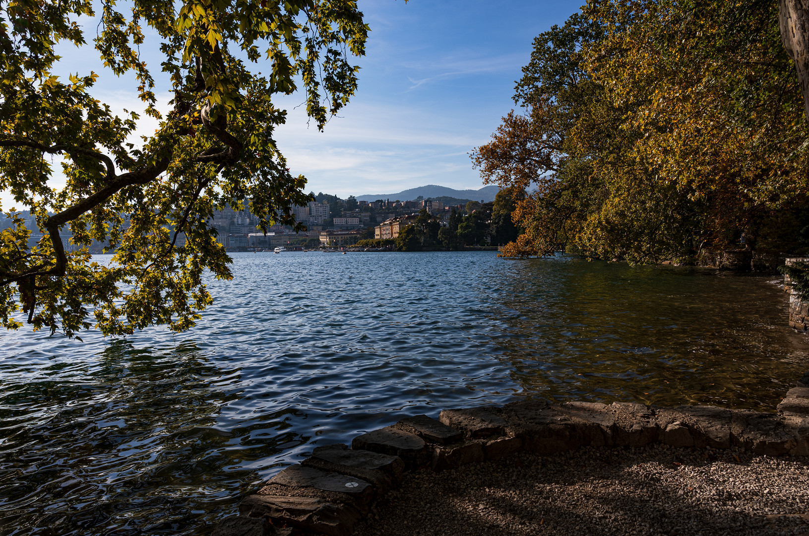 Ein Herbstnachmittag in Lugano