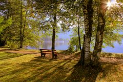 Ein Herbsttag am See