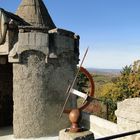 ein Herbsttag auf der Roseburg bei Rieder