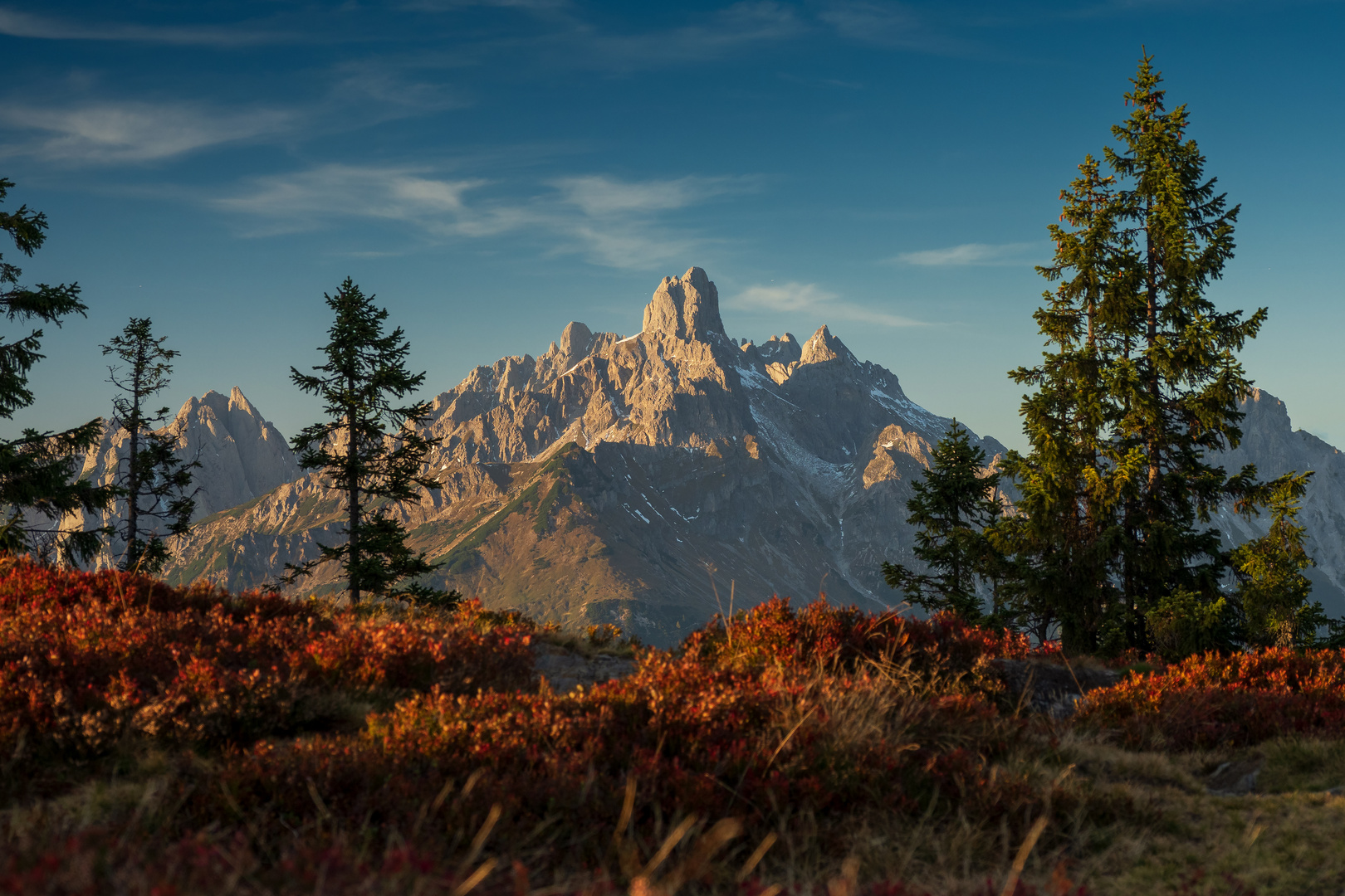 ein Herbsttag endet im Reich der Bischofsmütze