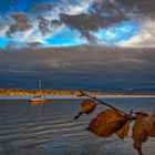 Ein Herbsttag geht am Starnberger See