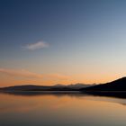 Ein herrlicher, halber Sonnenuntergang in Narvik