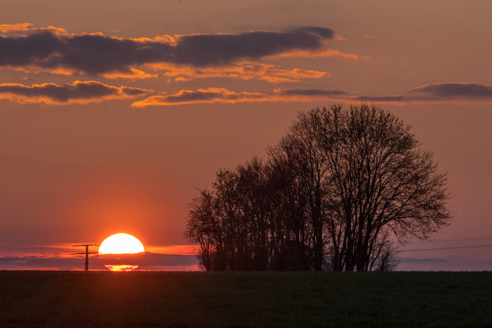 Ein herrlicher Sonnenuntergang